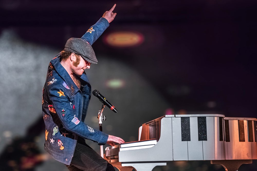 Young Elton — live performance photograph 1